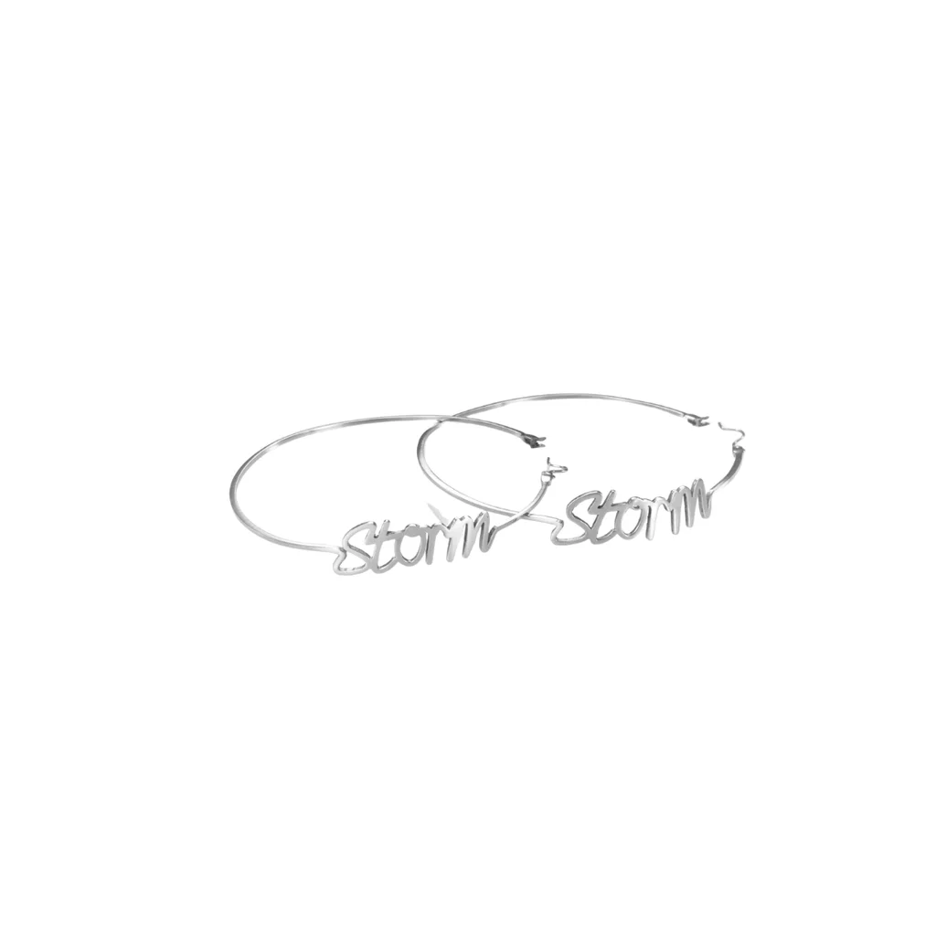 KOOK HOOP EARRING SILVER