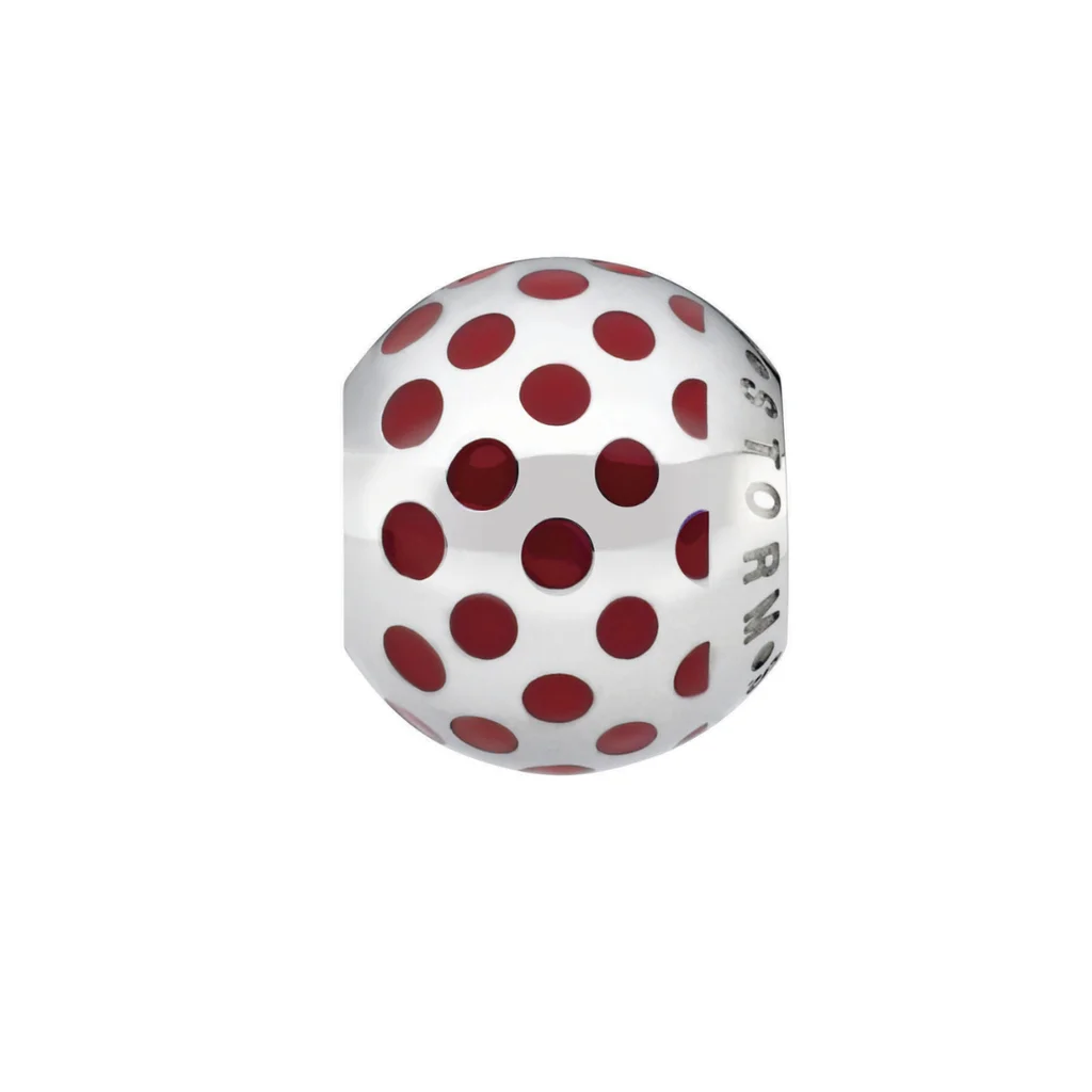 POLKA BEAD RED