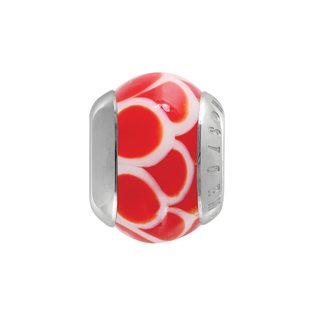 SNAKE BEAD RED
