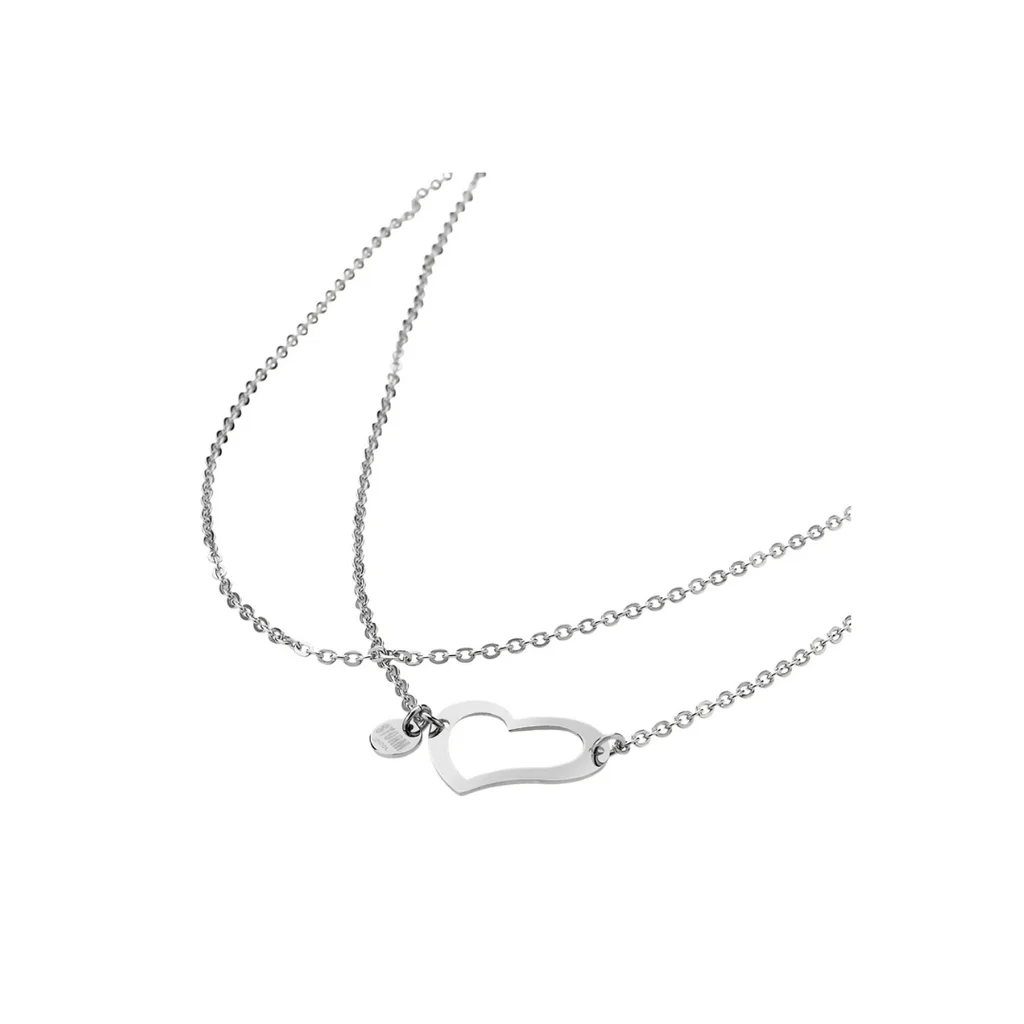 HEART NECKLACE SILVER