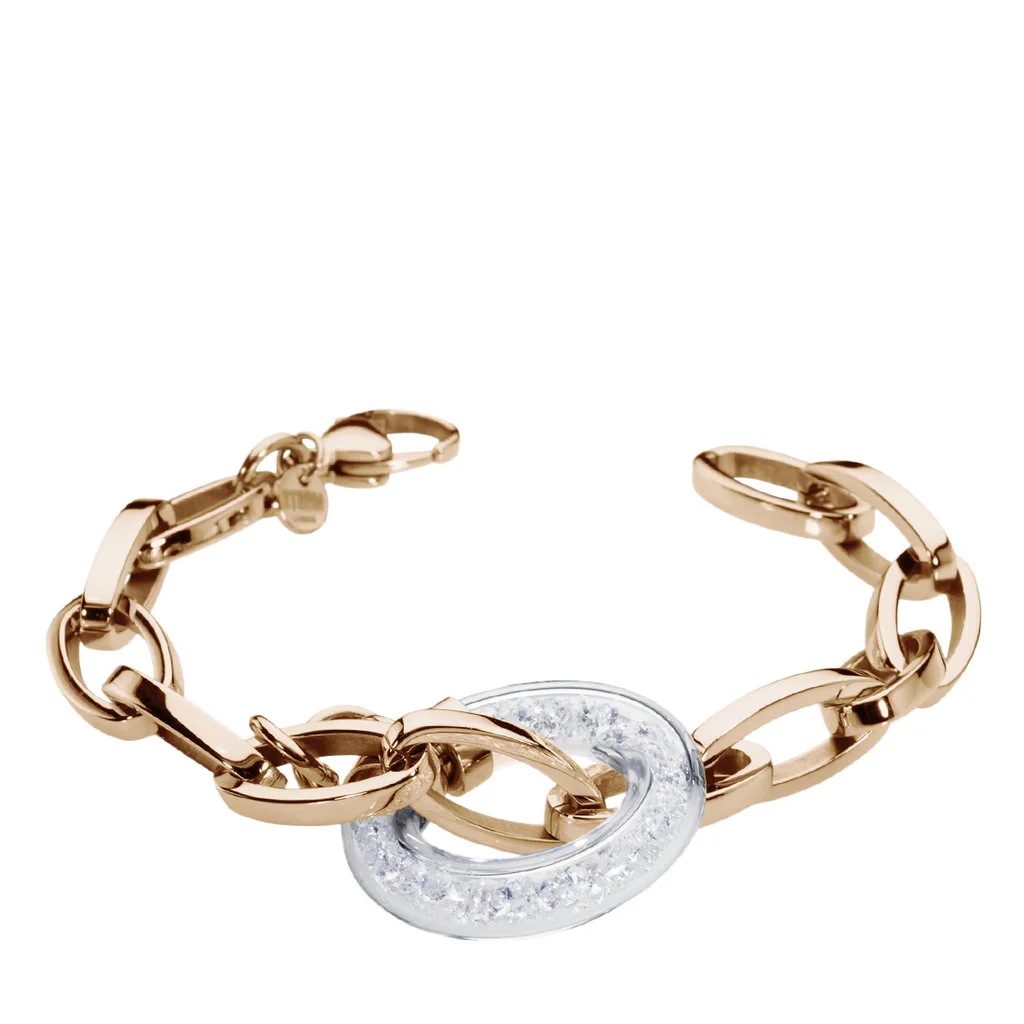CRYSTA LOOP BRACELET ROSE GOLD - OUTLET