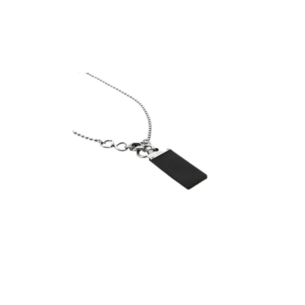 SYLON TAG PENDANT BLACK