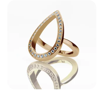 ELIPSIA RING ROSE GOLD M