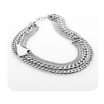 TRYGO NECKLACE SILVER
