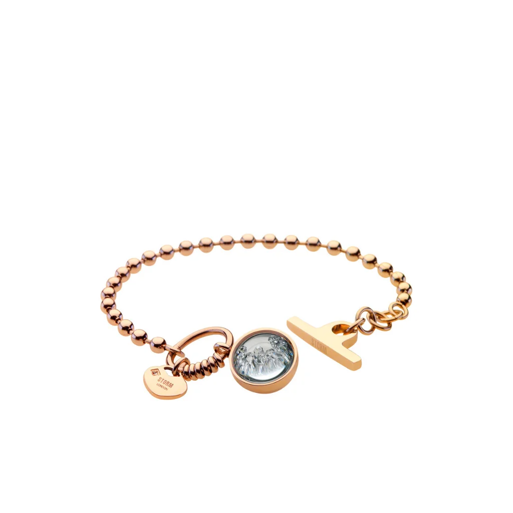 CRYSTA BALL BRACELET GOLD