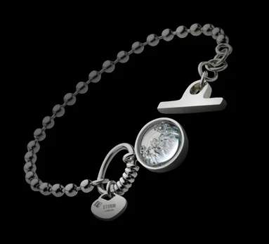 CRYSTA BALL BRACELET SILVER