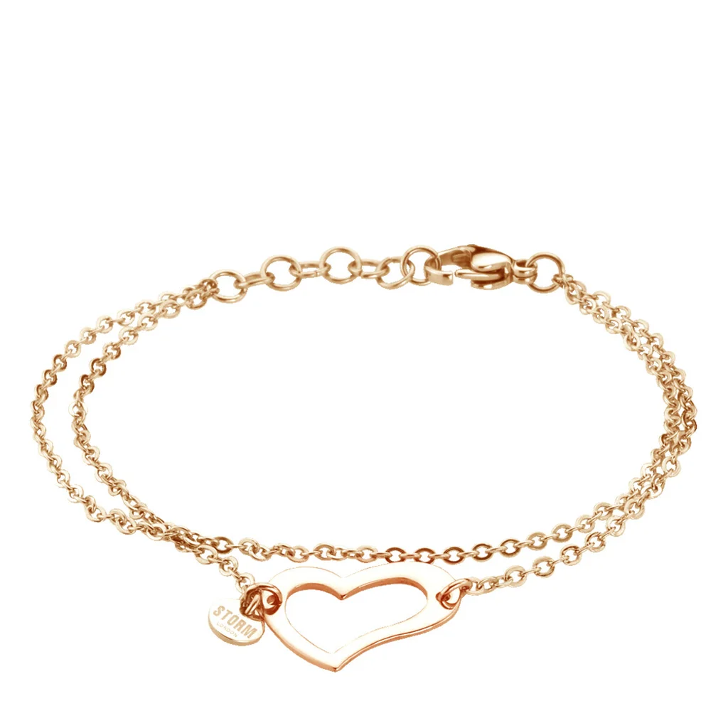 HEART BRACELET ROSE GOLD