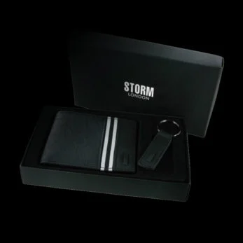Fairbanks - Wallet & Keyring Set / Black