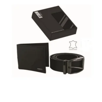 Lafton - Wallet & Belt Set / Black