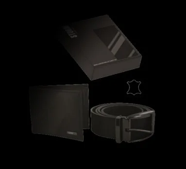 Lafton - Wallet & Belt Set / Black