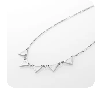 ENAMELLI NECKLACE SILVER