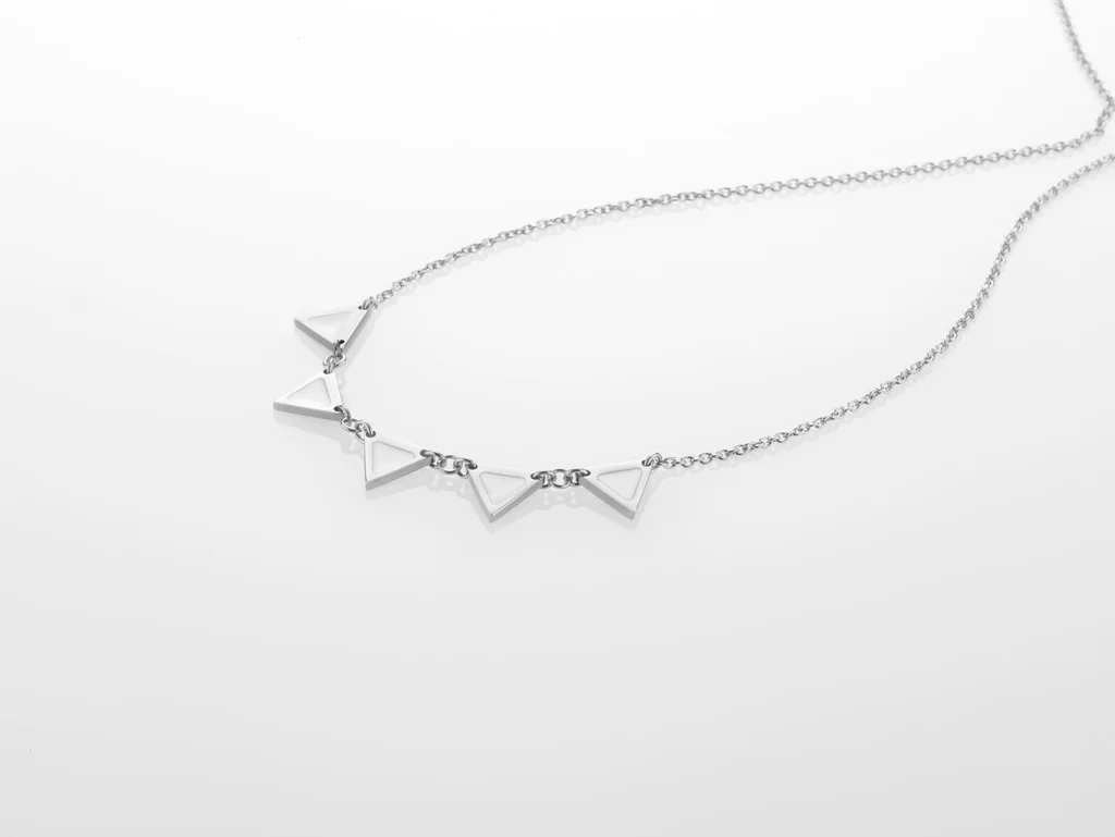 ENAMELLI NECKLACE SILVER