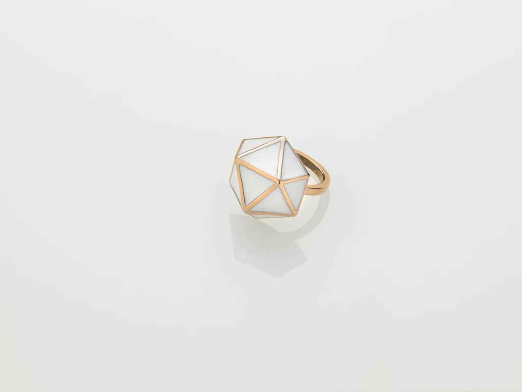 GEO RING GOLD P