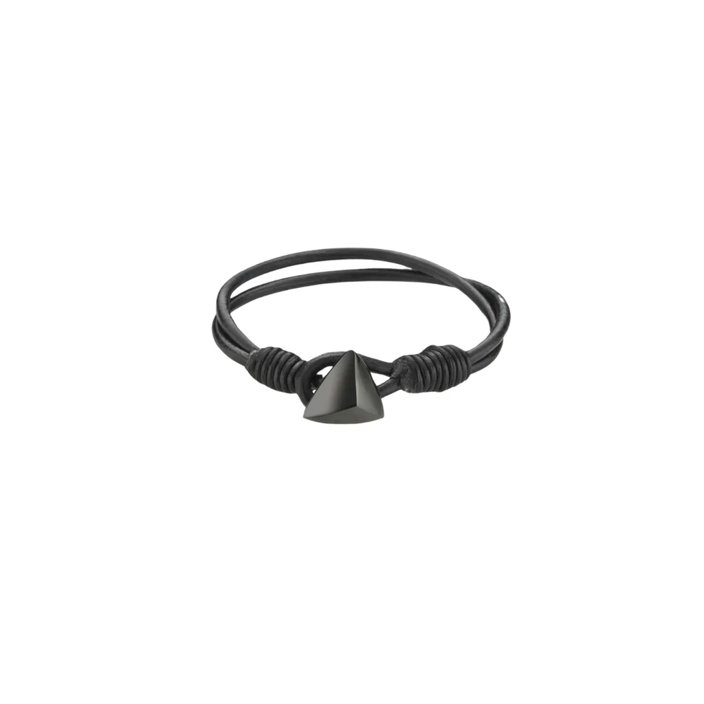 Trygo Leather Bracelet - Slate