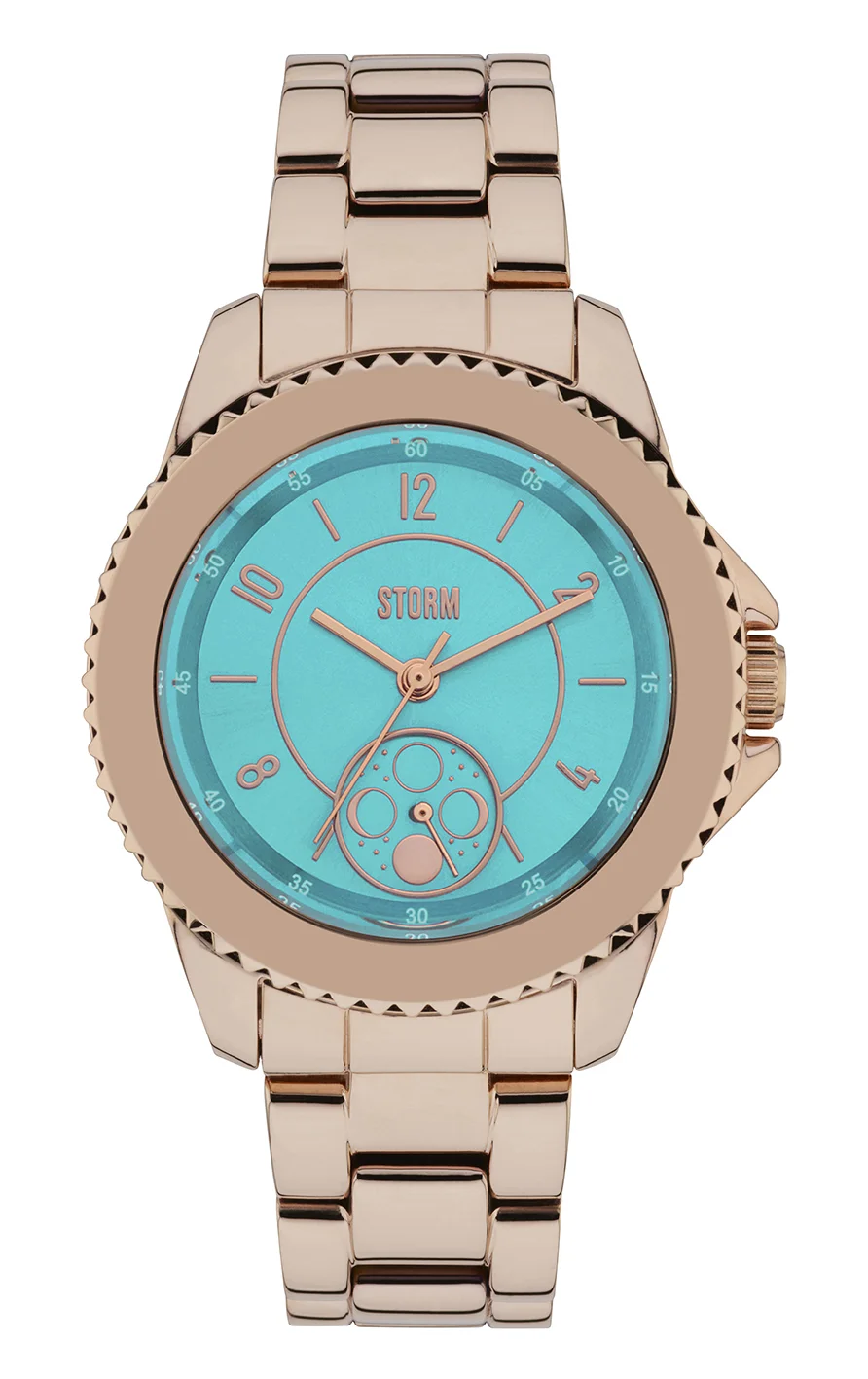 ZIRONA ROSE GOLD TEAL - OUTLET