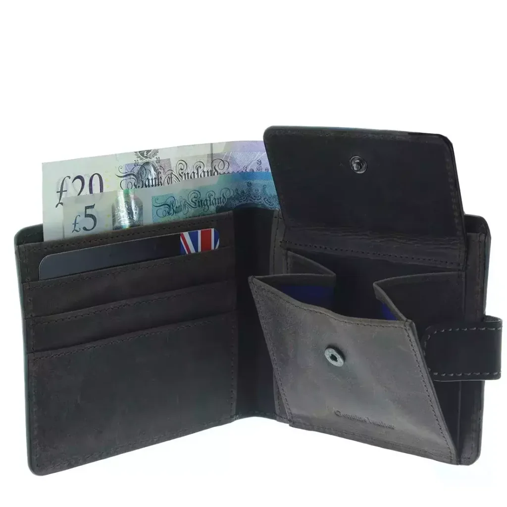 NEWPORT LEATHER WALLET BLACK/BLACK