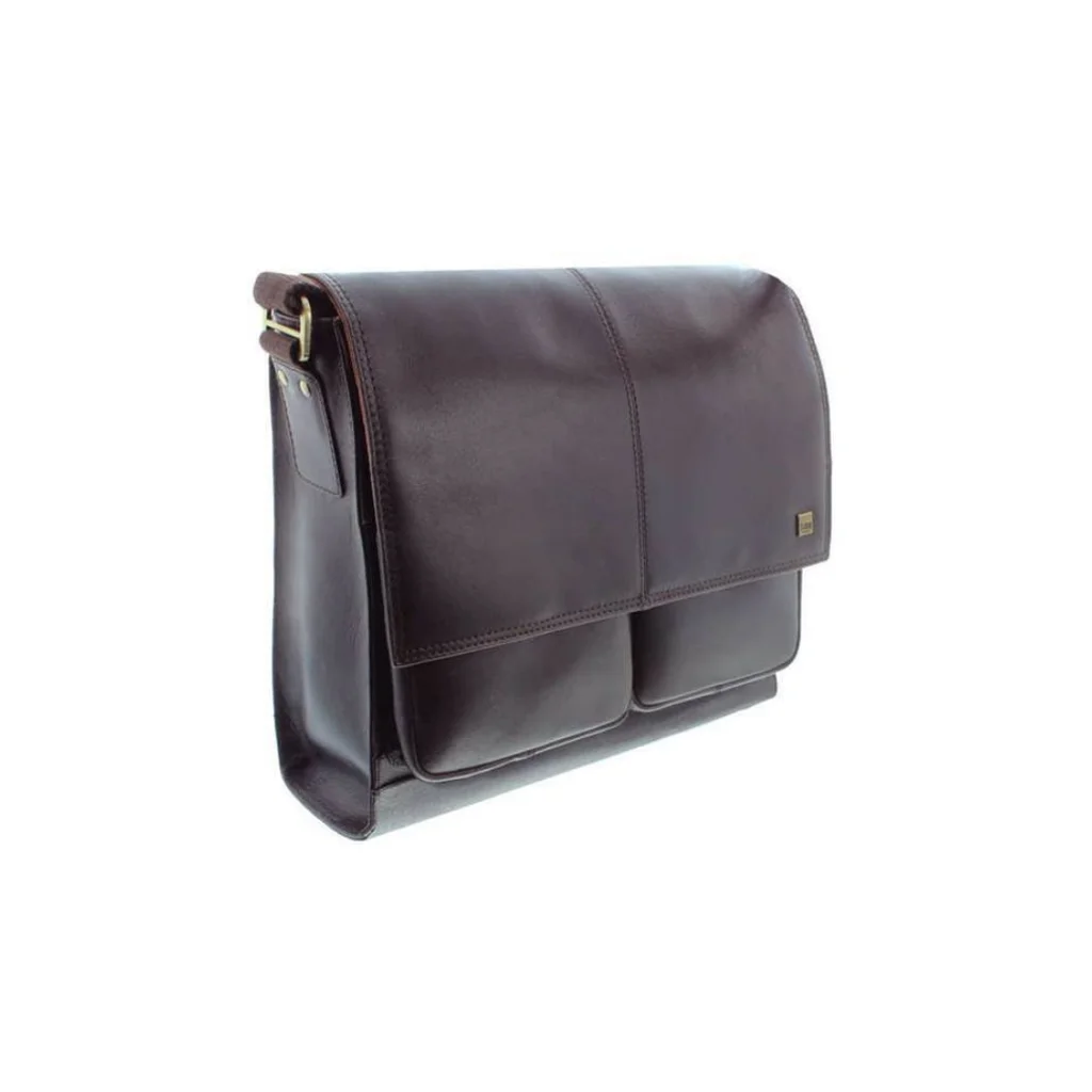 ISLINGTON LEATHER MESSENGER BAG BROWN