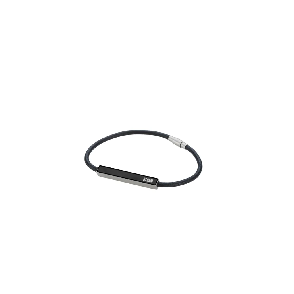FAZER LEATHER BRACELET BLACK
