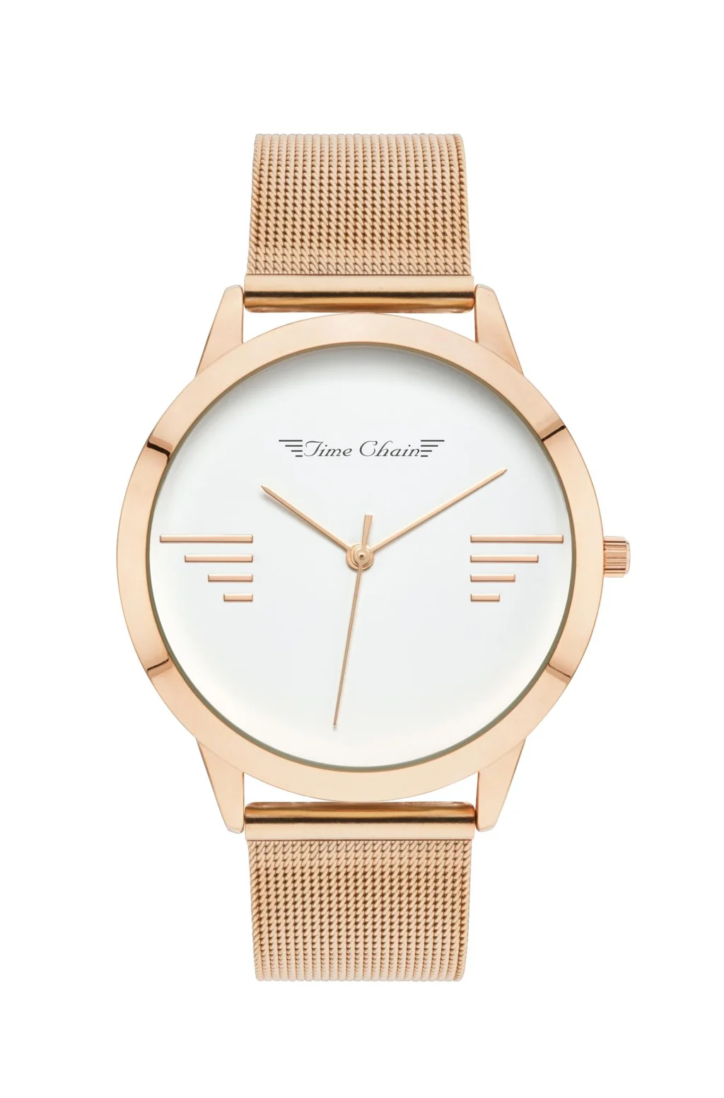 TC BAYSWATER MESH ROSE GOLD