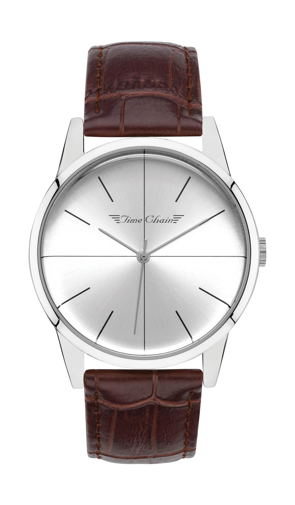 TC DALSTON LEATHER SILVER