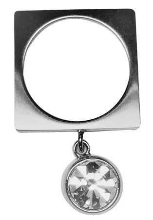TIAH DROP RING SQUARE O