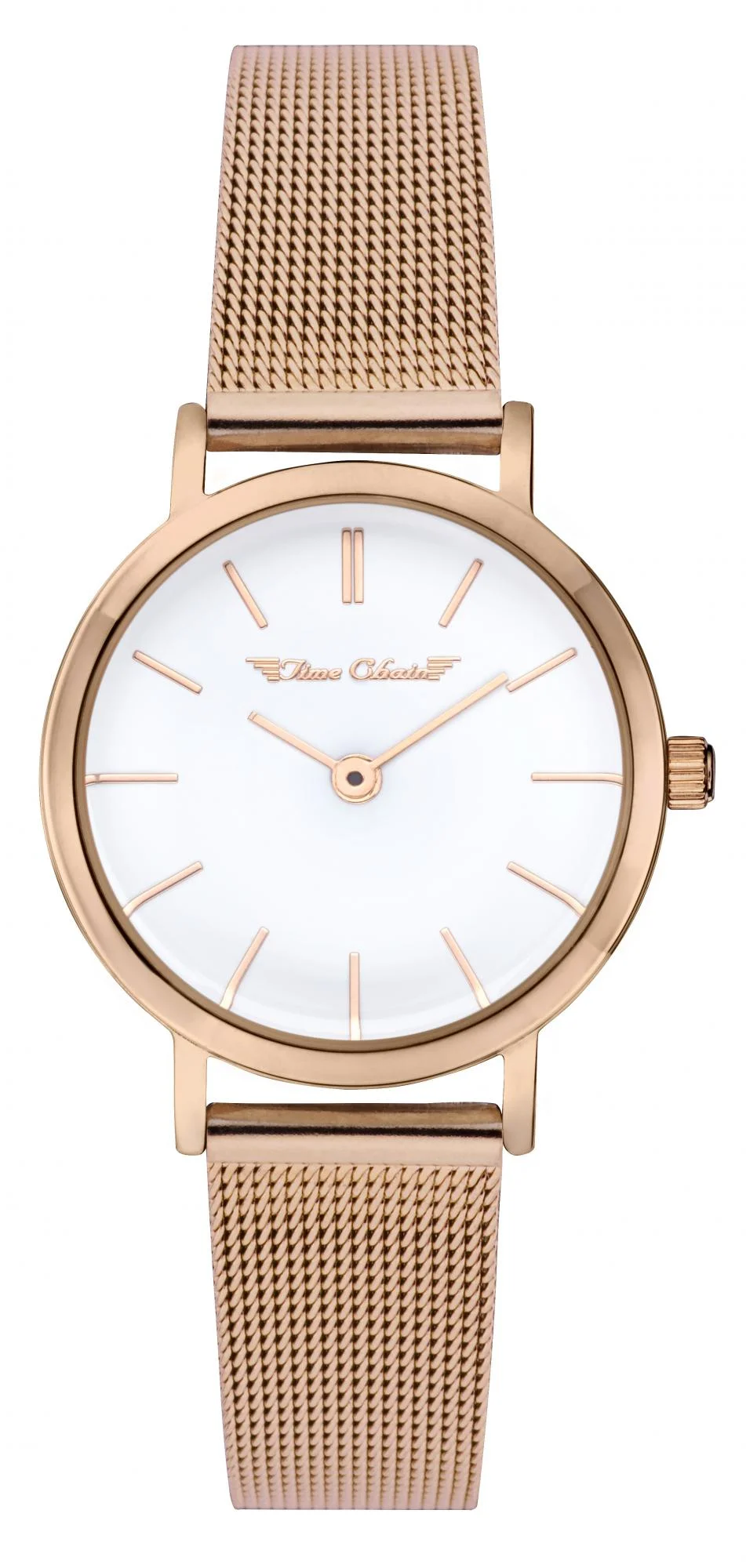 TC HIGHBURY MESH ROSE GOLD