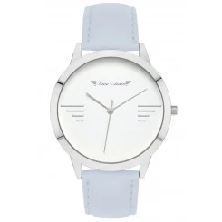 TC BAYSWATER LEATHER SILVER BLUE