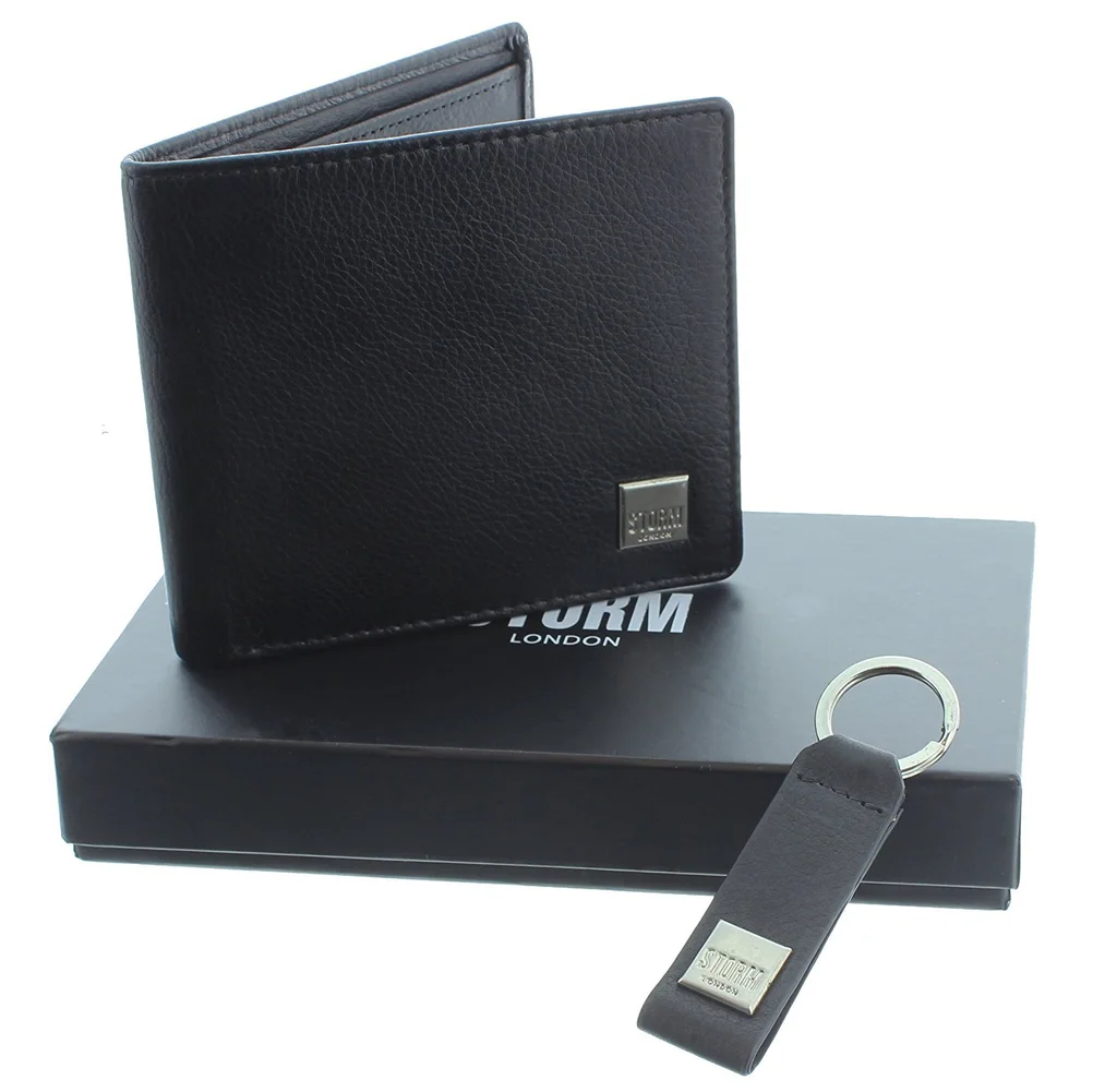 APOLLO LEATHER WALLET & KEY RING SET