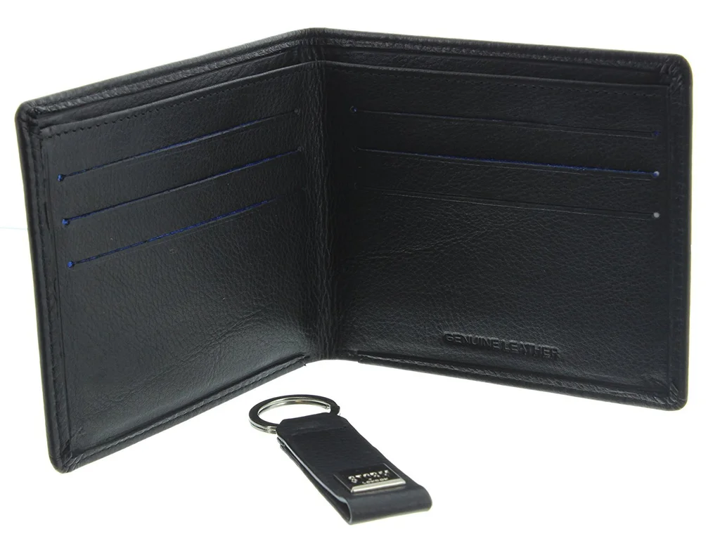 APOLLO LEATHER WALLET & KEY RING SET