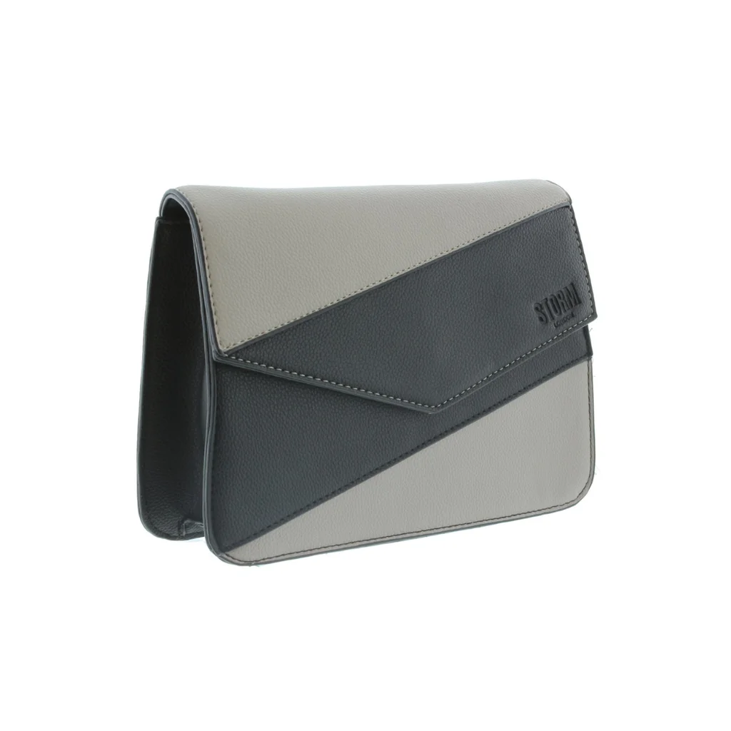 LUNA HANDBAG BLACK CREAM