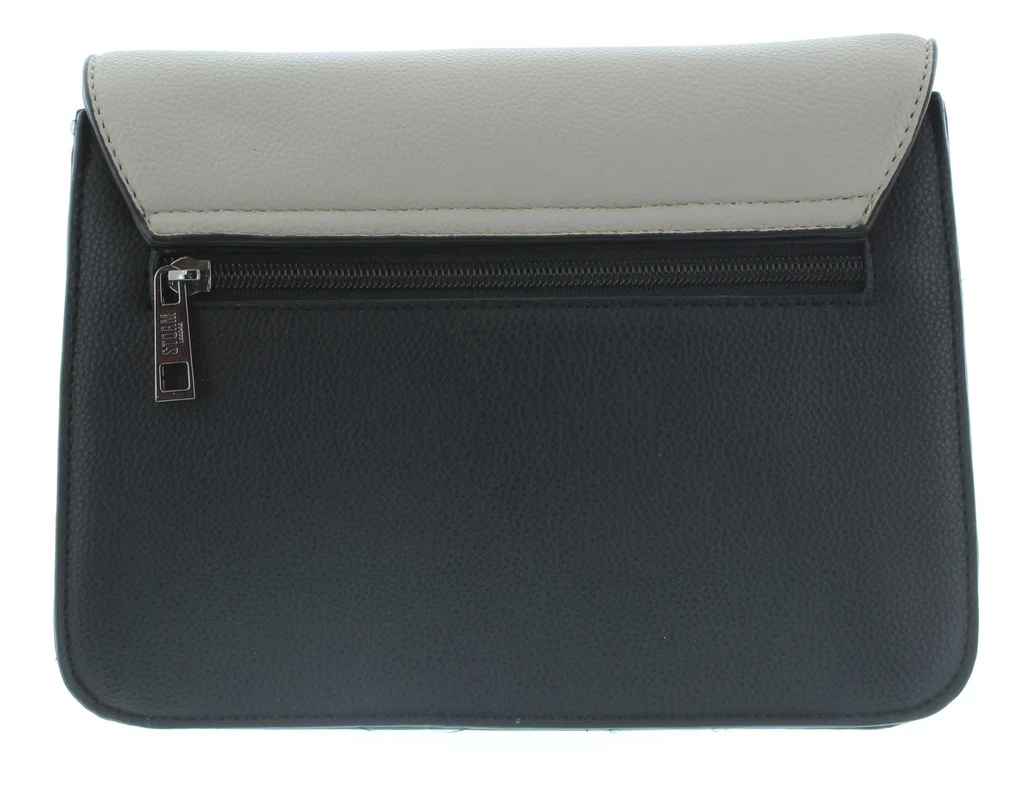 LUNA HANDBAG BLACK CREAM