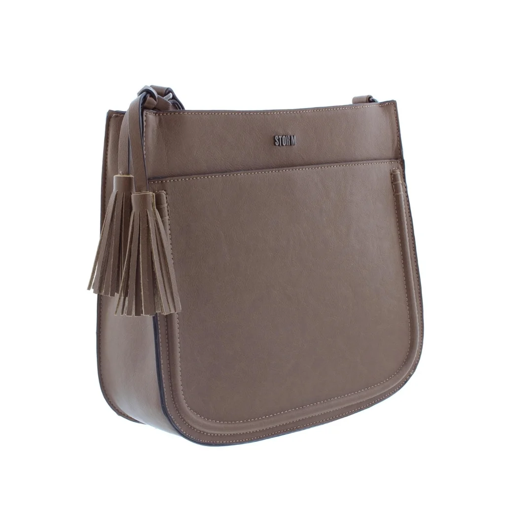 FLAVIA HANDBAG BROWN