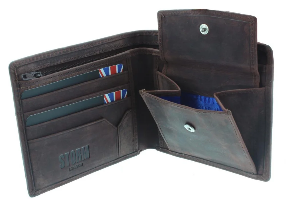 Zane - Leather Wallet / Brown