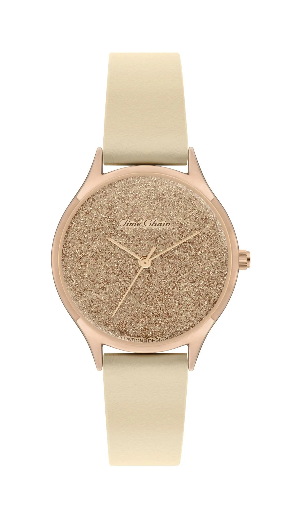 TC POPLAR SHIMMER LEATHER ROSE GOLD