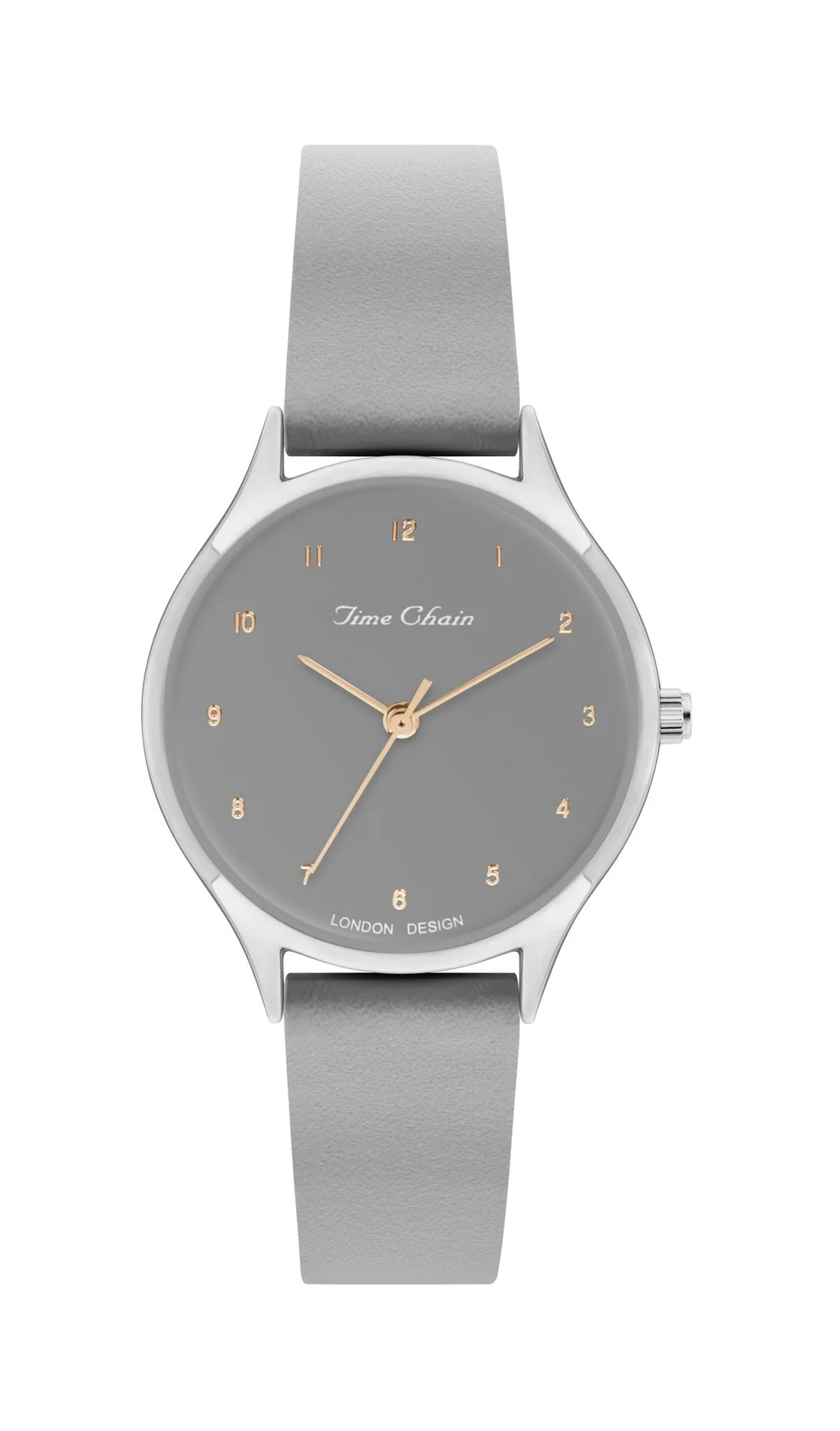 TC POPLAR LEATHER SILVER GREY