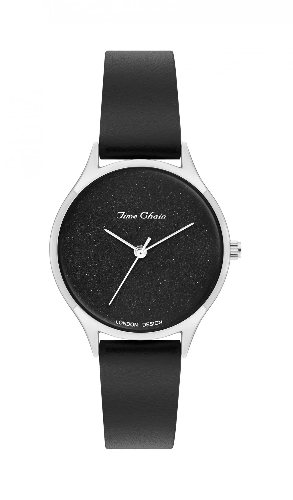TC POPLAR SHIMMER LEATHER BLACK