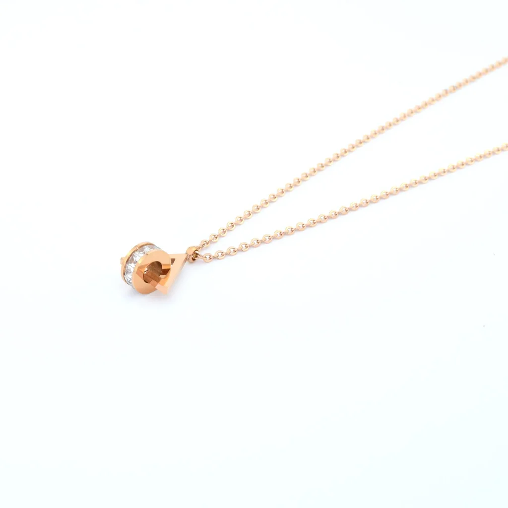 ILLUMINATI NECKLACE ROSE GOLD