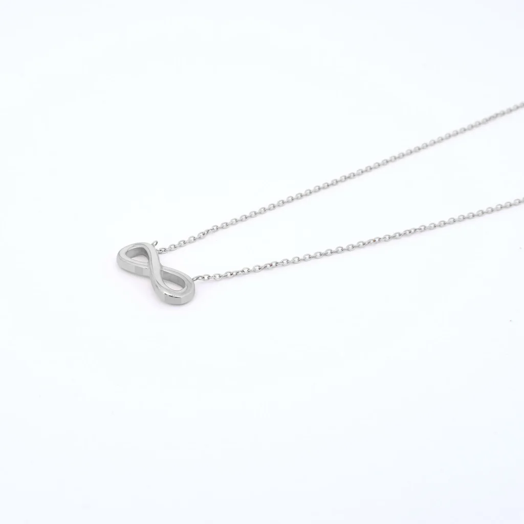 INFINITY NECKLACE SILVER