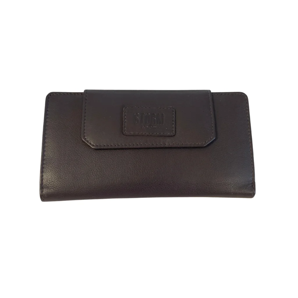 EMBASSY LARGE PURSE BROWN