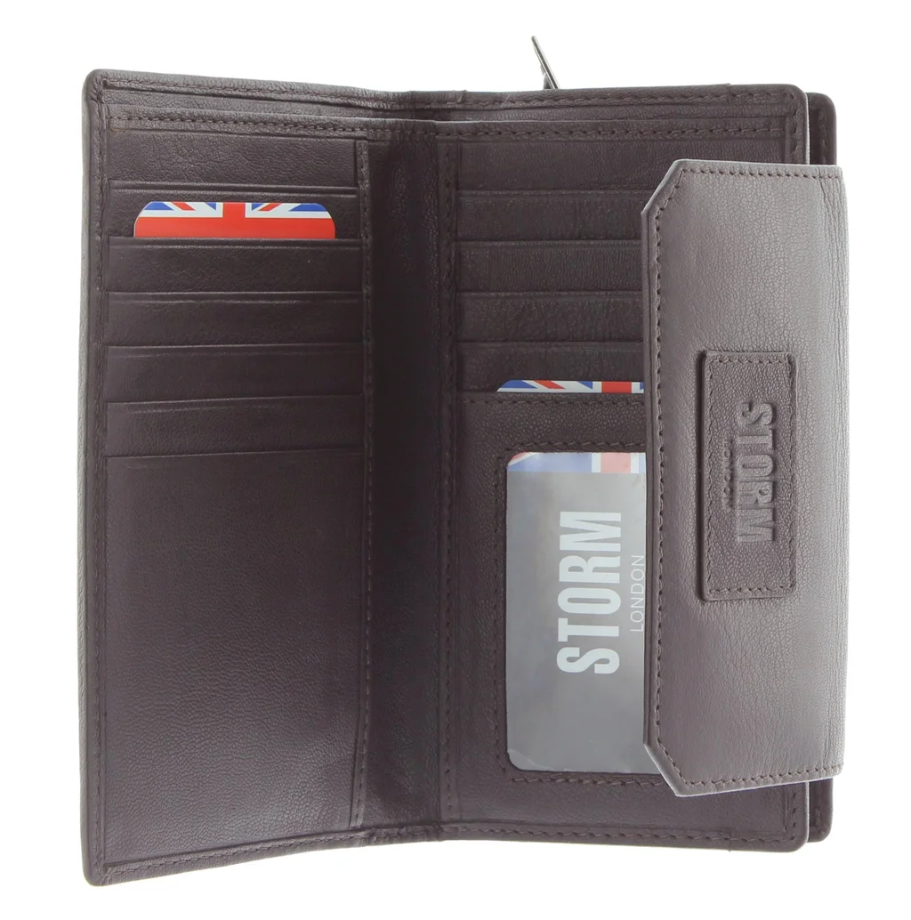 EMBASSY MEDIUM PURSE BROWN