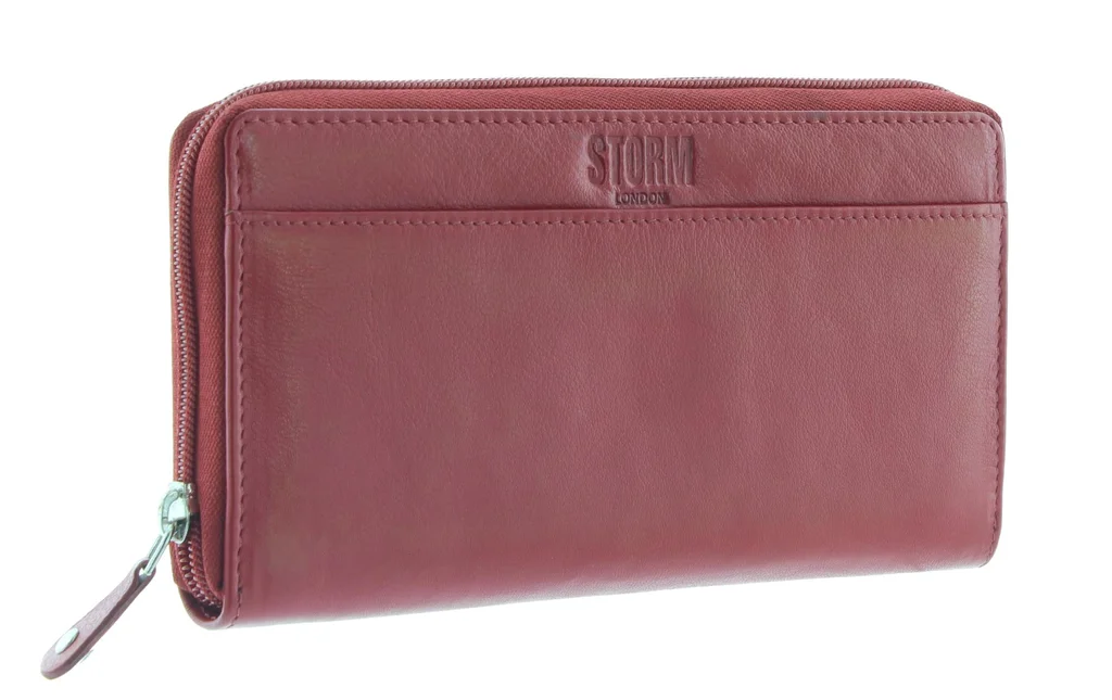 SEABROOK LARGE PURSE RED