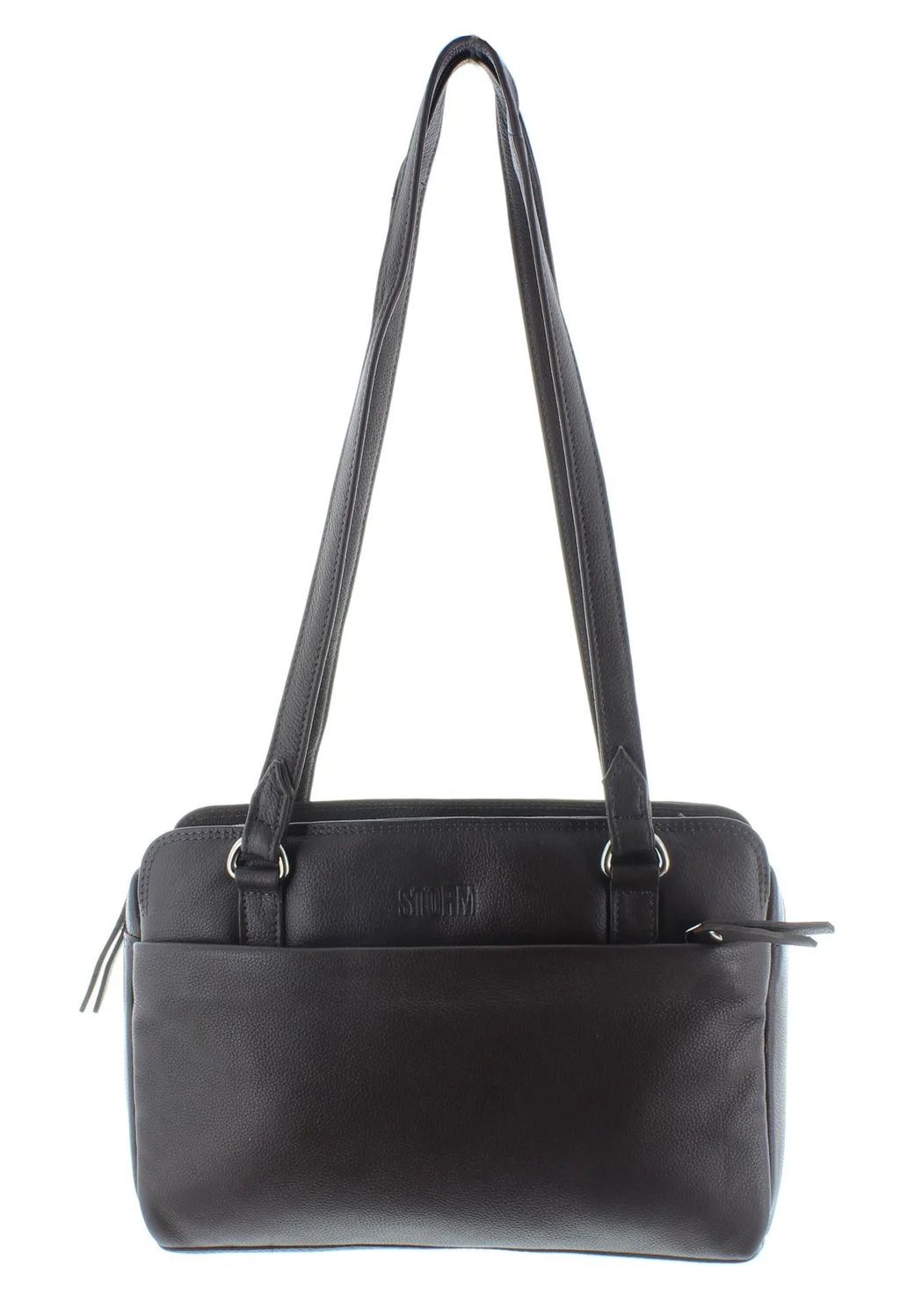 KESTREL LEATHER BAG BLACK