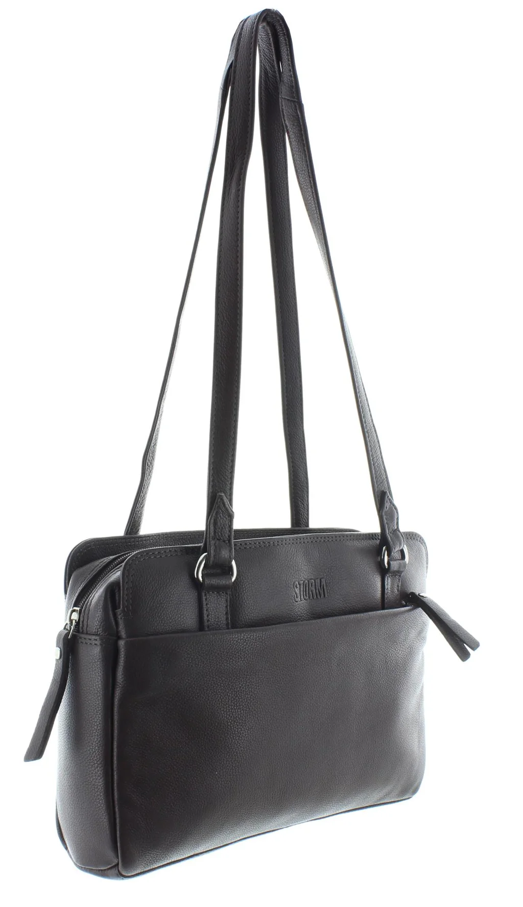 KESTREL LEATHER BAG BLACK
