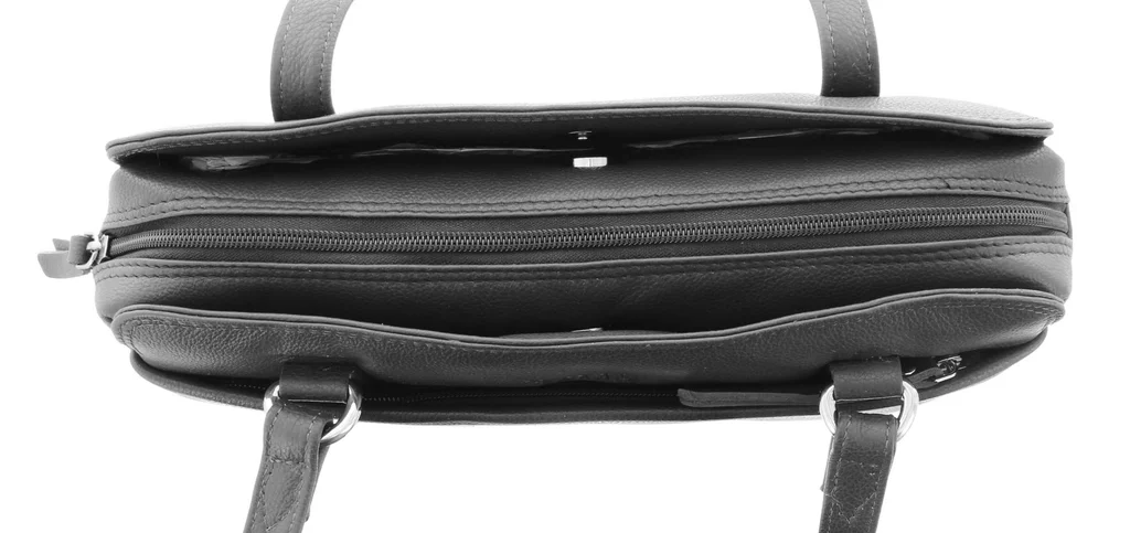 KESTREL LEATHER BAG BLACK