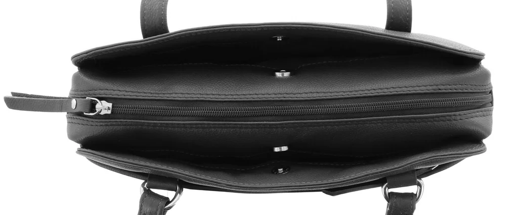 KESTREL LEATHER BAG BLACK