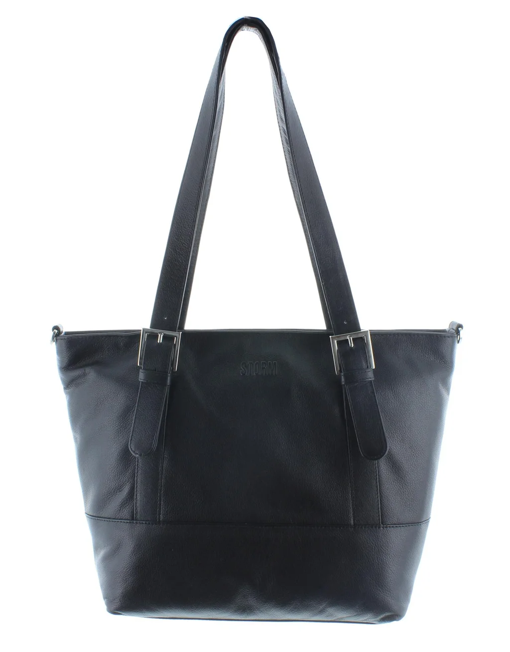 BUZZARD LEATHER BAG BLACK
