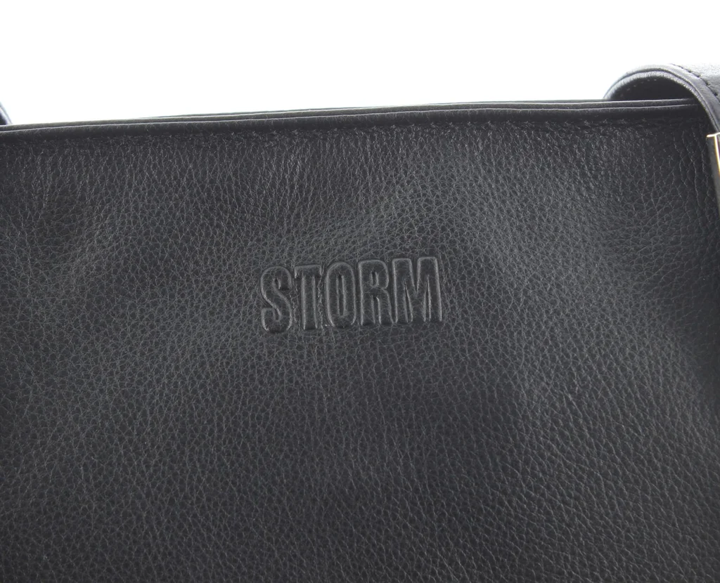 BUZZARD LEATHER BAG BLACK