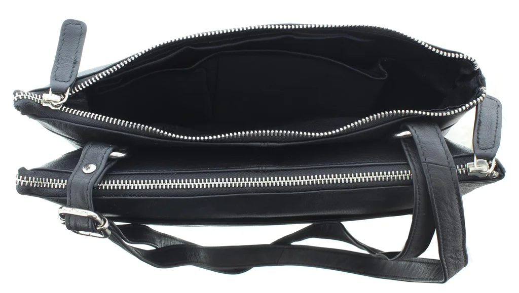 ADLINGTON LEATHER BAG BLACK