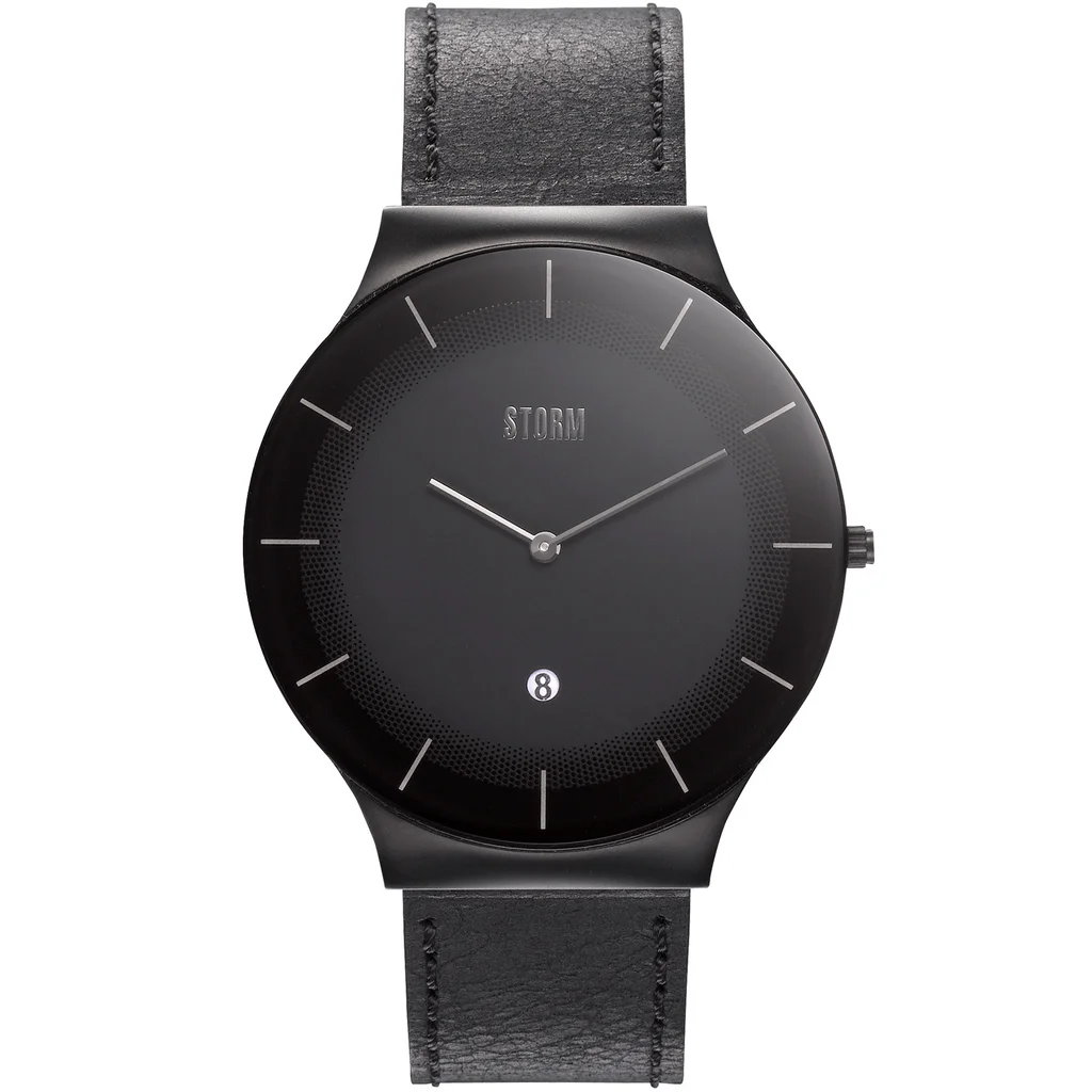 XENU LEATHER SLATE BLACK