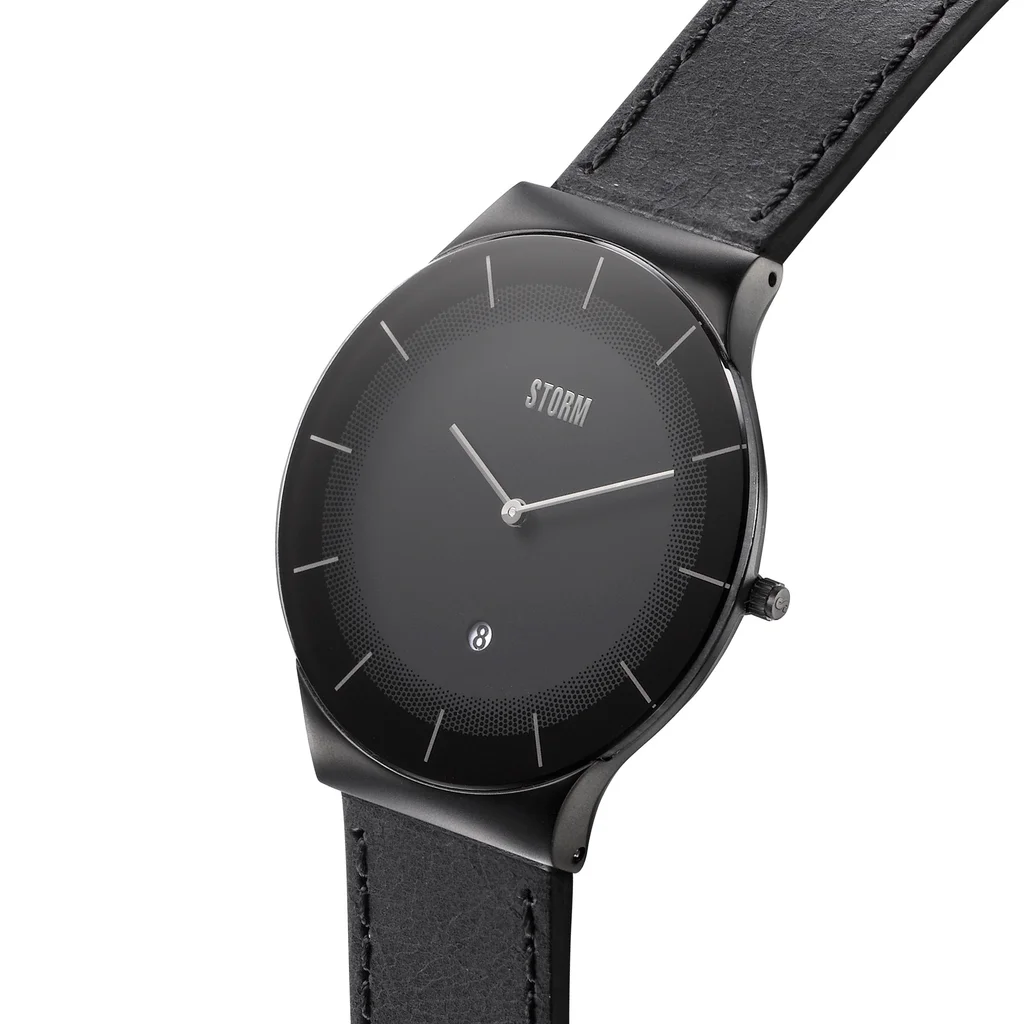 XENU LEATHER SLATE BLACK
